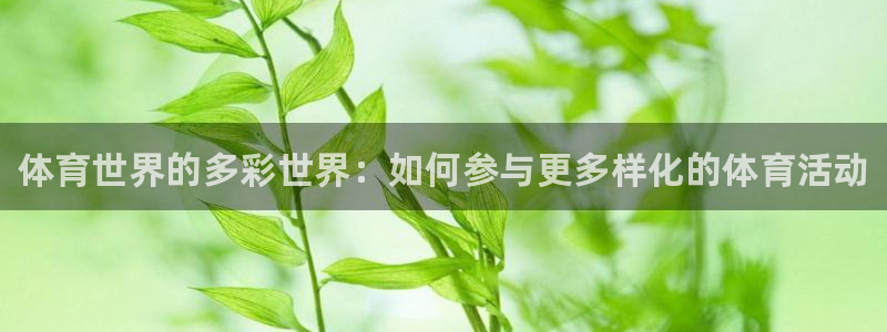 米兰体育官网下载是干嘛的公司：体育世界的多彩世界：如何参与更