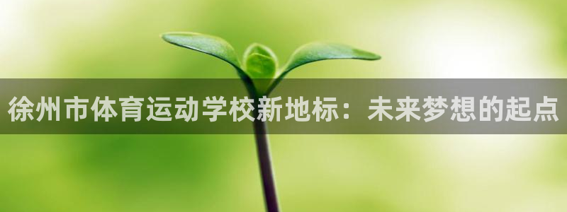 米兰体育官网下载：徐州市体育运动学校新地标：未来梦想